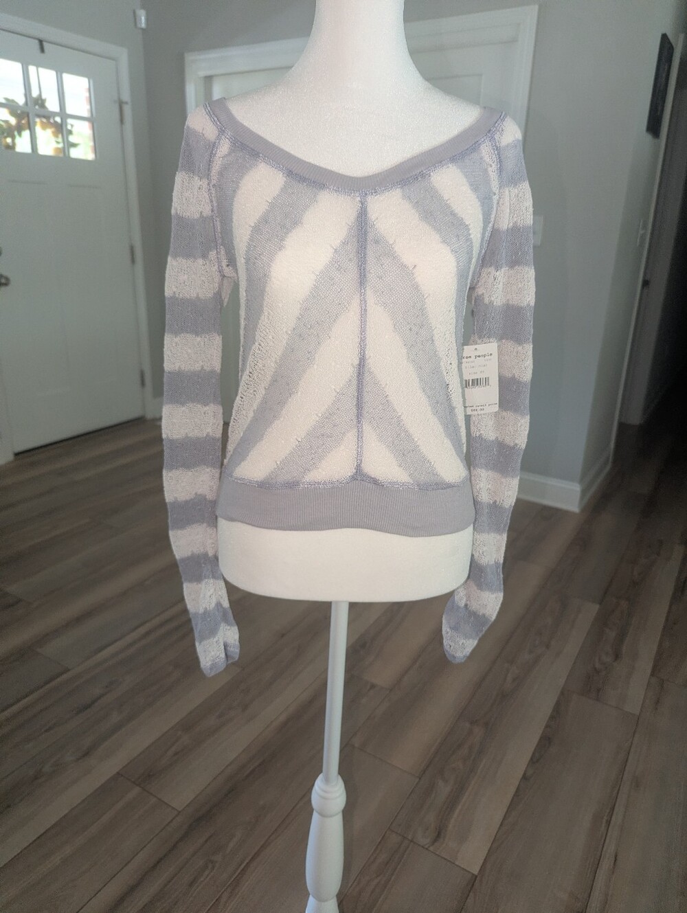 Free People Light Lilac Knit Sweater